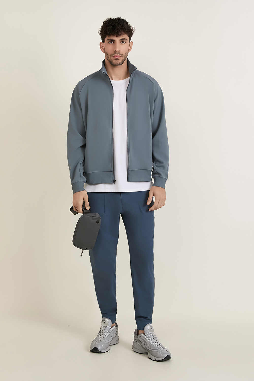 Relaxed-Fit Twill Track Jacket